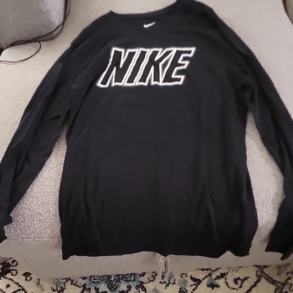 Nike Black Long Sleeve Top
